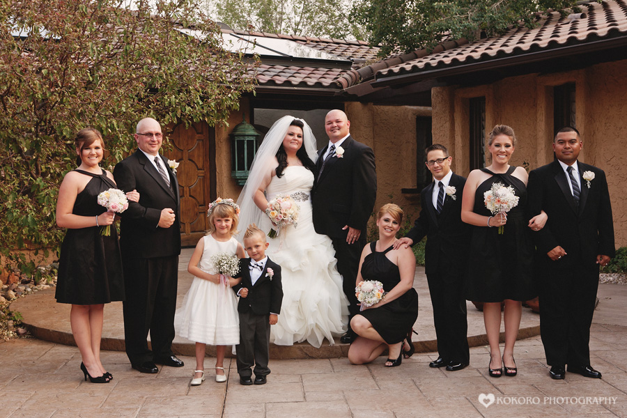 Indoor Ceremony at the Villa Parker